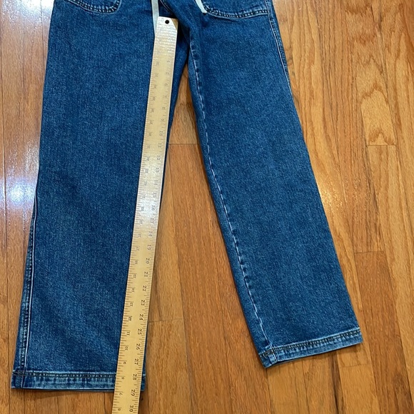 Tommy Hilfiger Vintage Jeans Size 10 Blue Woman Pockets Tie Accent Waistband - Picture 10 of 12